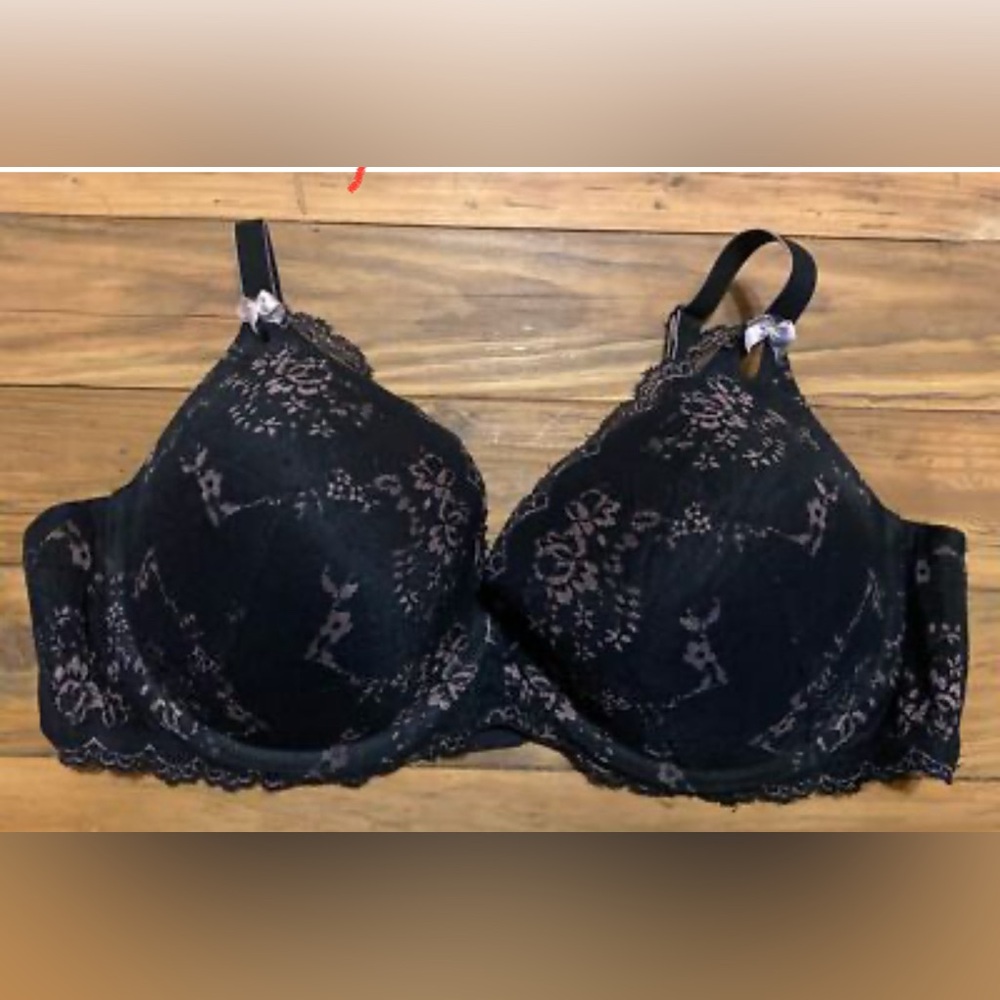 Avenue Black Lace Bra
